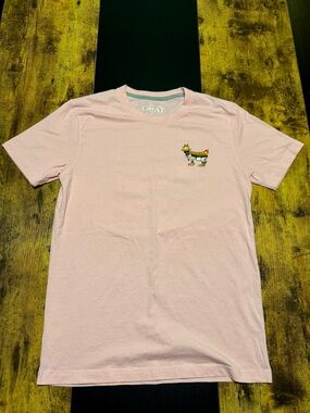 GOAT USA Campfire Champion S’mores Graphic Tee Pink Medium